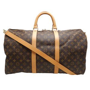 Louis Vuitton Monogram Keepall Bandouliere 50 Brown